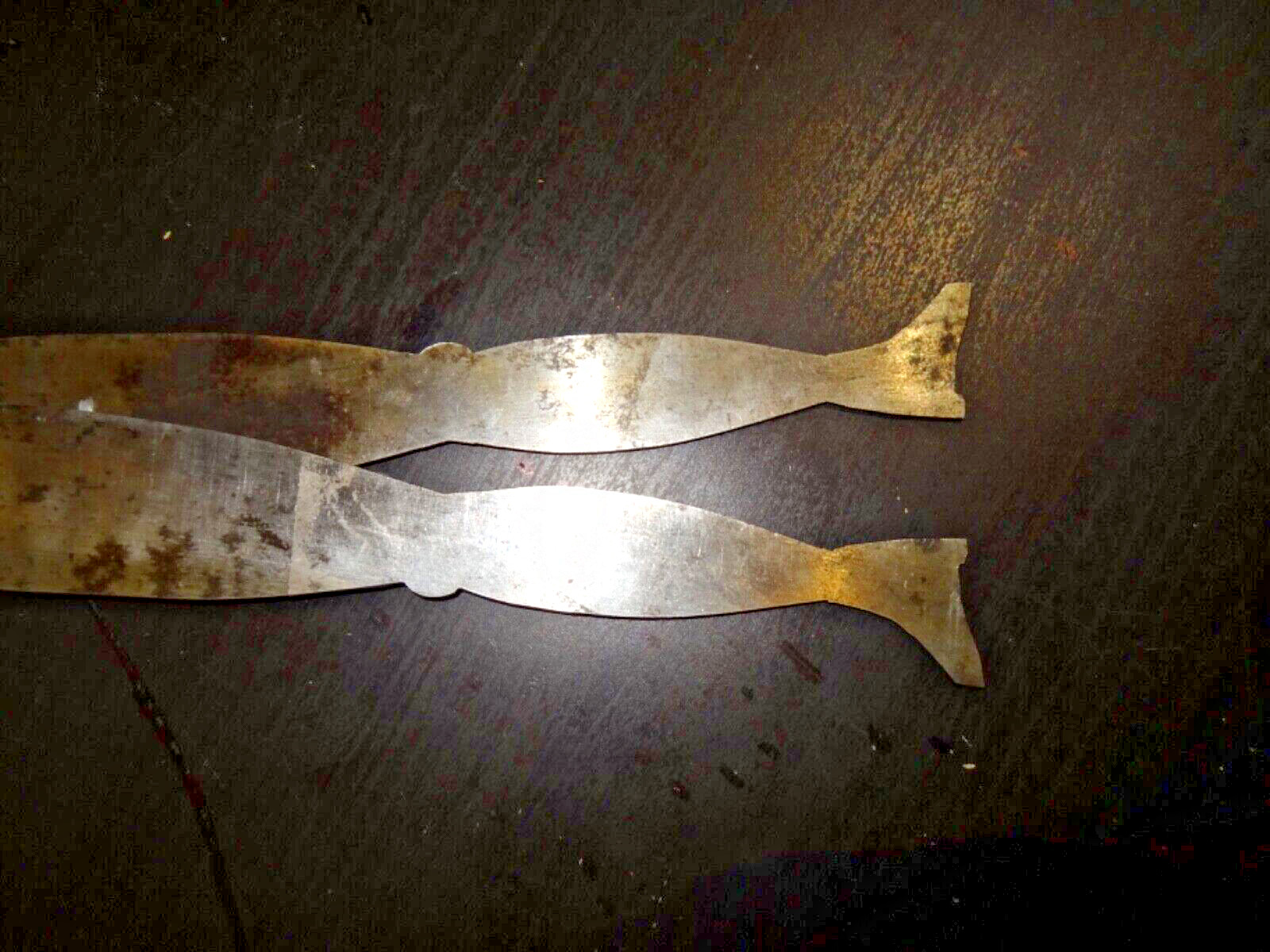 Vintage Dancing Lady Legs Leg 10.5″ Steel Metal Calipers Antique Folk Art