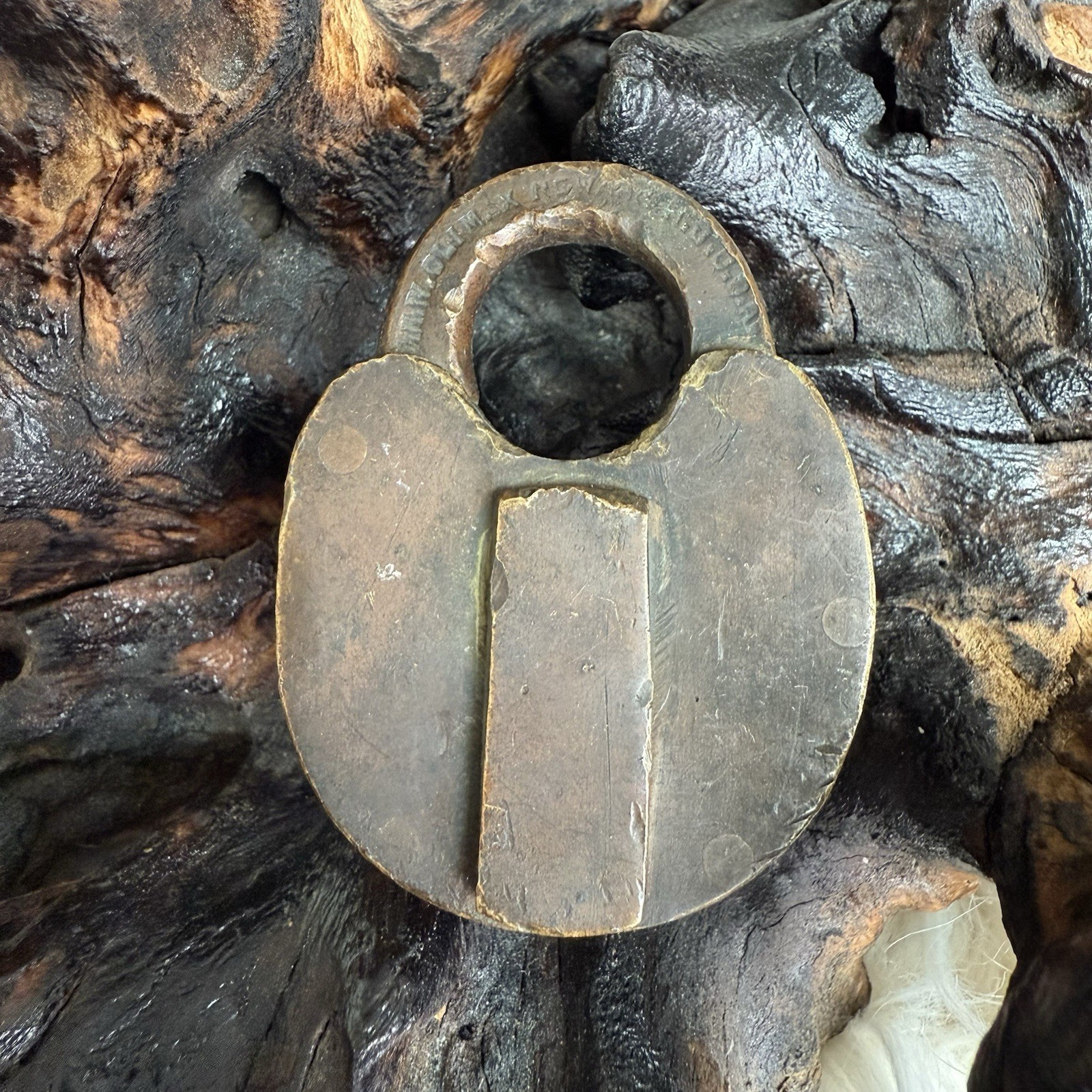 Antique 1920’s JHW Climax Newark NJ General Purpose Brass Padlock