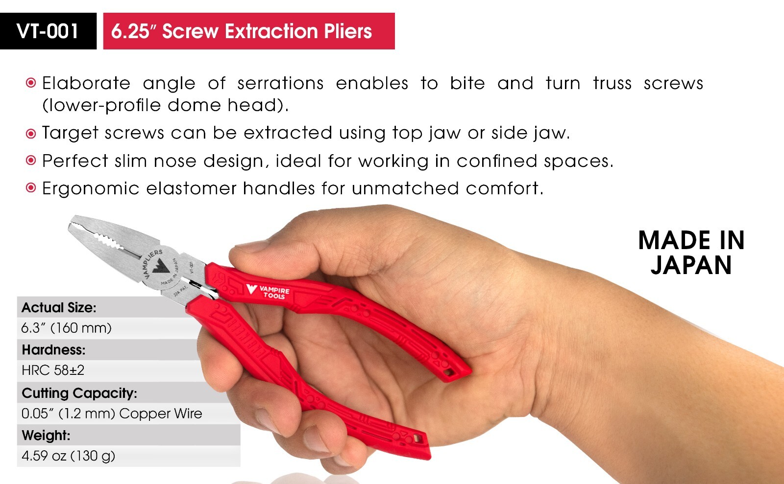 VAMPLIERS Premium 10-Piece Stripped Screws Extractor Set with Toolbox Storage