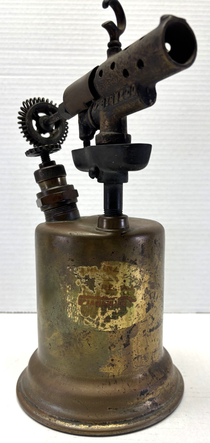 Vintage Bernz co pat 1910 Brass Blow Torch