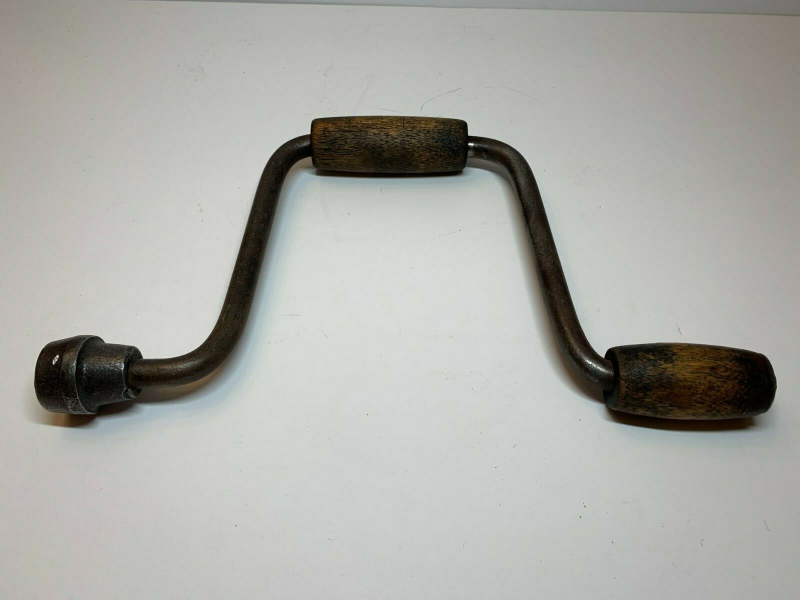 Antique Vintage Speed Wrench 11/16″ socket wooden handle American made