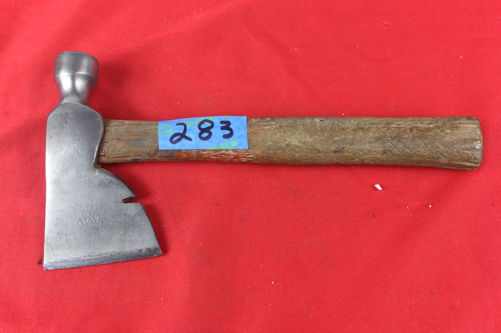 Vintage Carpenters Hatchet 3″ Blade Axe Roofing 1 lb 10 oz Initials GTW