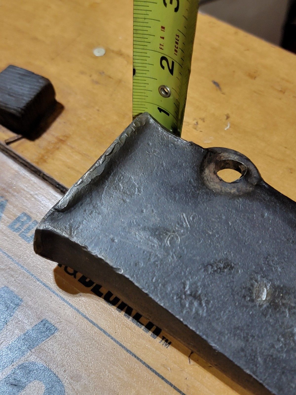 Vintage 2 1/2 lb Snow and Nealley Bangor Maine Felling Wedge Bucking Logging