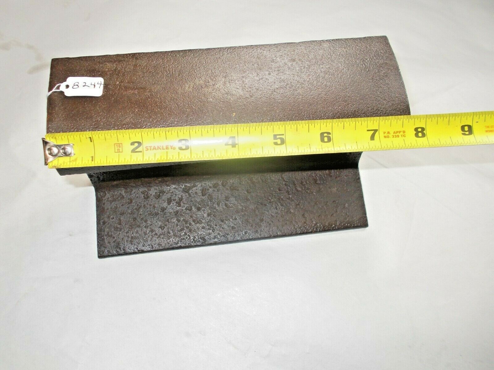 Anvil, Railroad Rail Anvil 15 lbs.6 oz., 8″ Long 4-3/4″ Wide at Base 4-3/8″ Tall