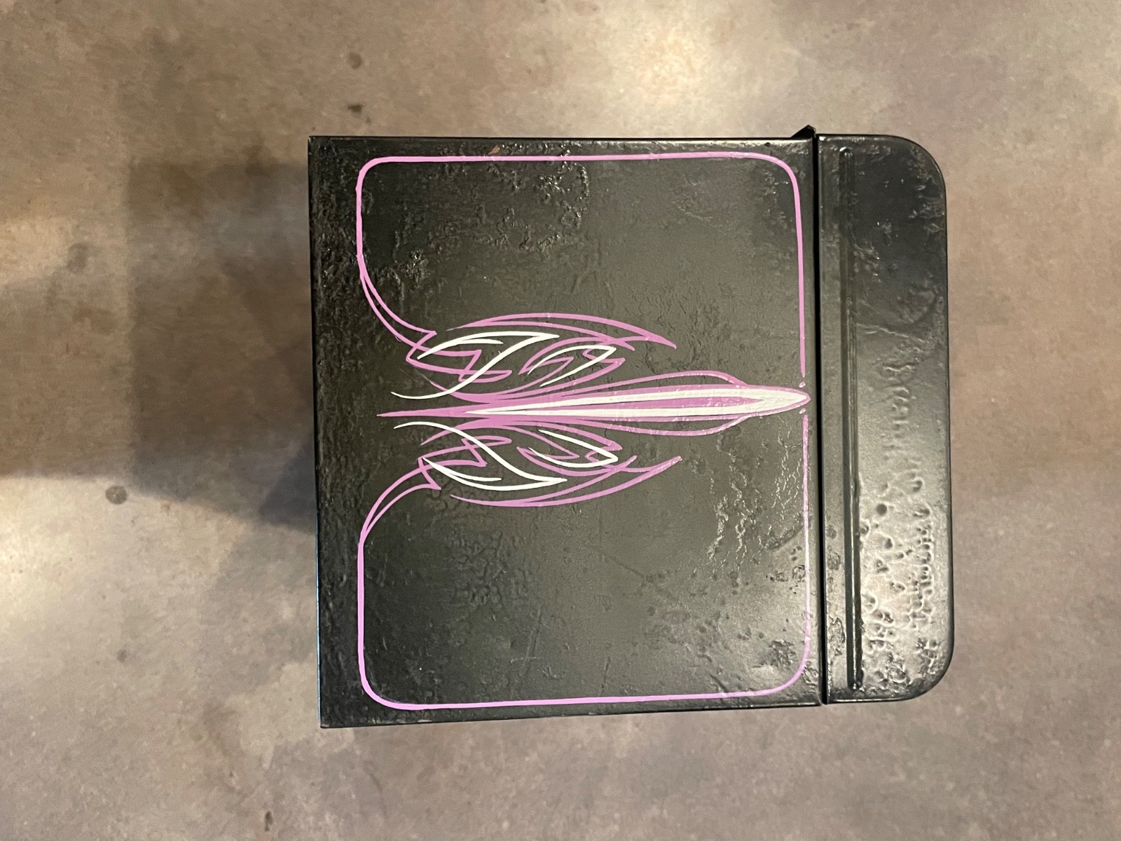 Custom Hand Painted Tool Box Pinstripe Rat Rod Hot Rod Hammer Wrench