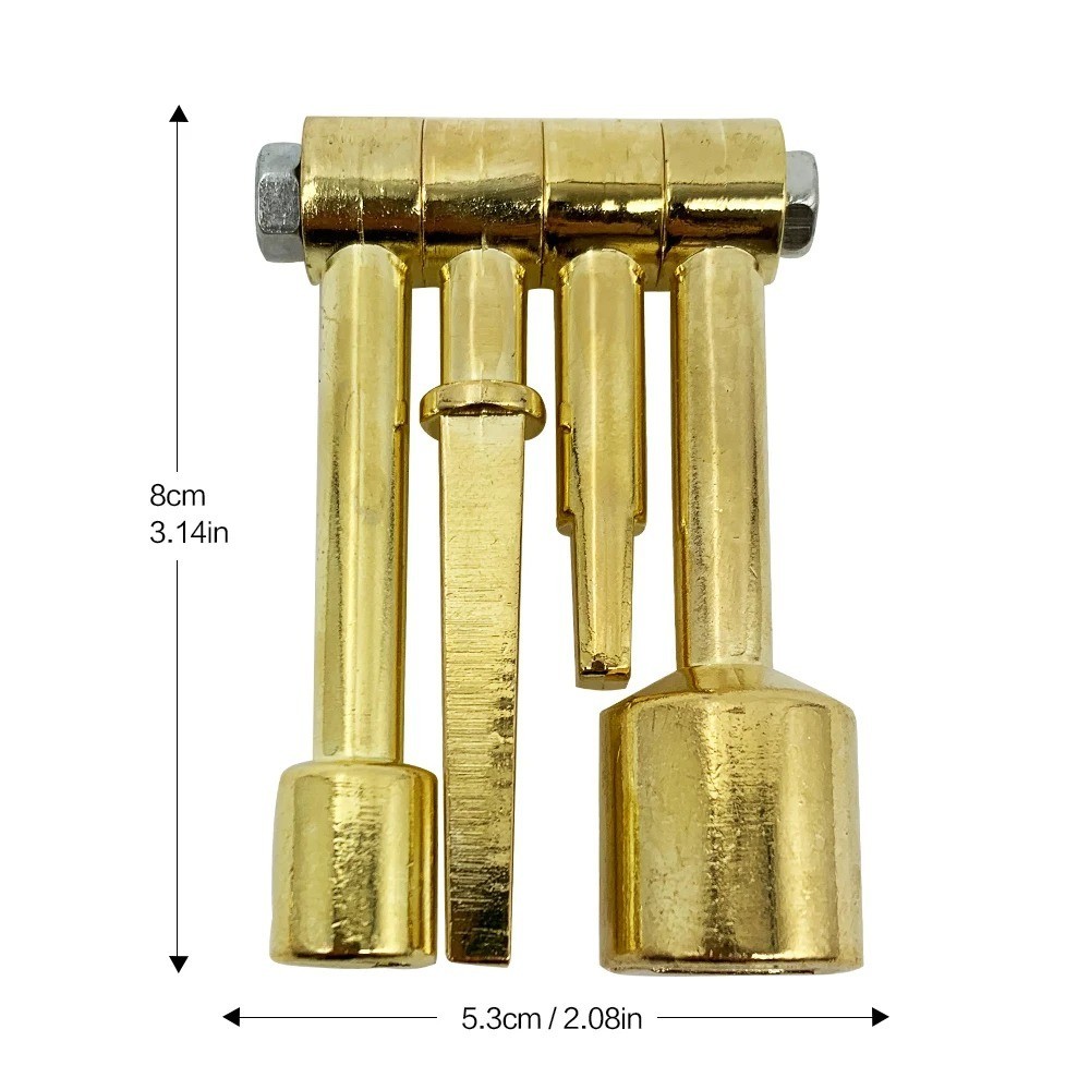 Multifunctional Elevator Key Tools Universal Control Cabinet Train Door Key Fold