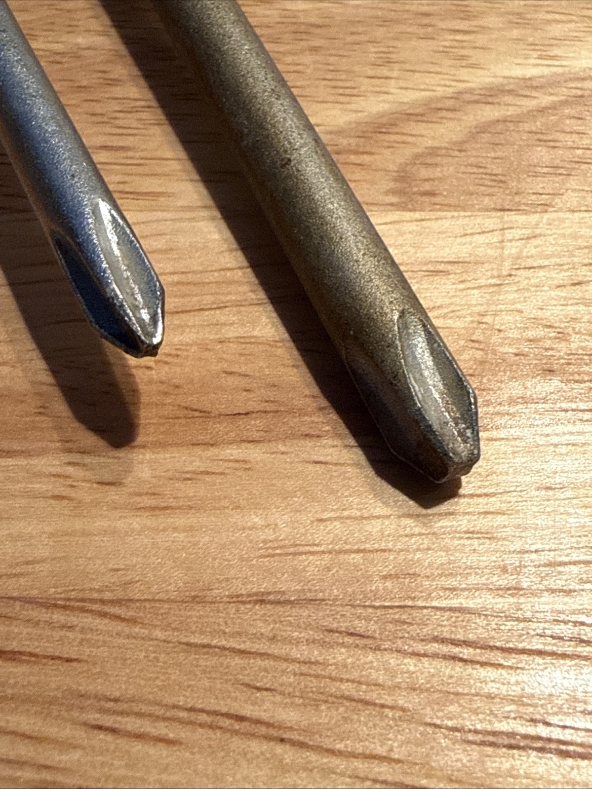 Vtg Clear Handle Craftsman Philips Screwdriver Set, #2 #3