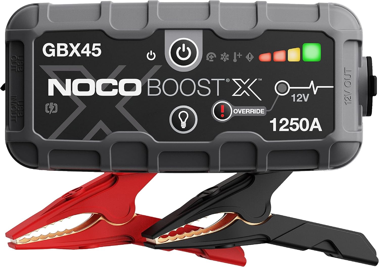 NOCO Boost X GBX45: 1250A UltraSafe Jump Starter – 12V Lithium Battery Booster P