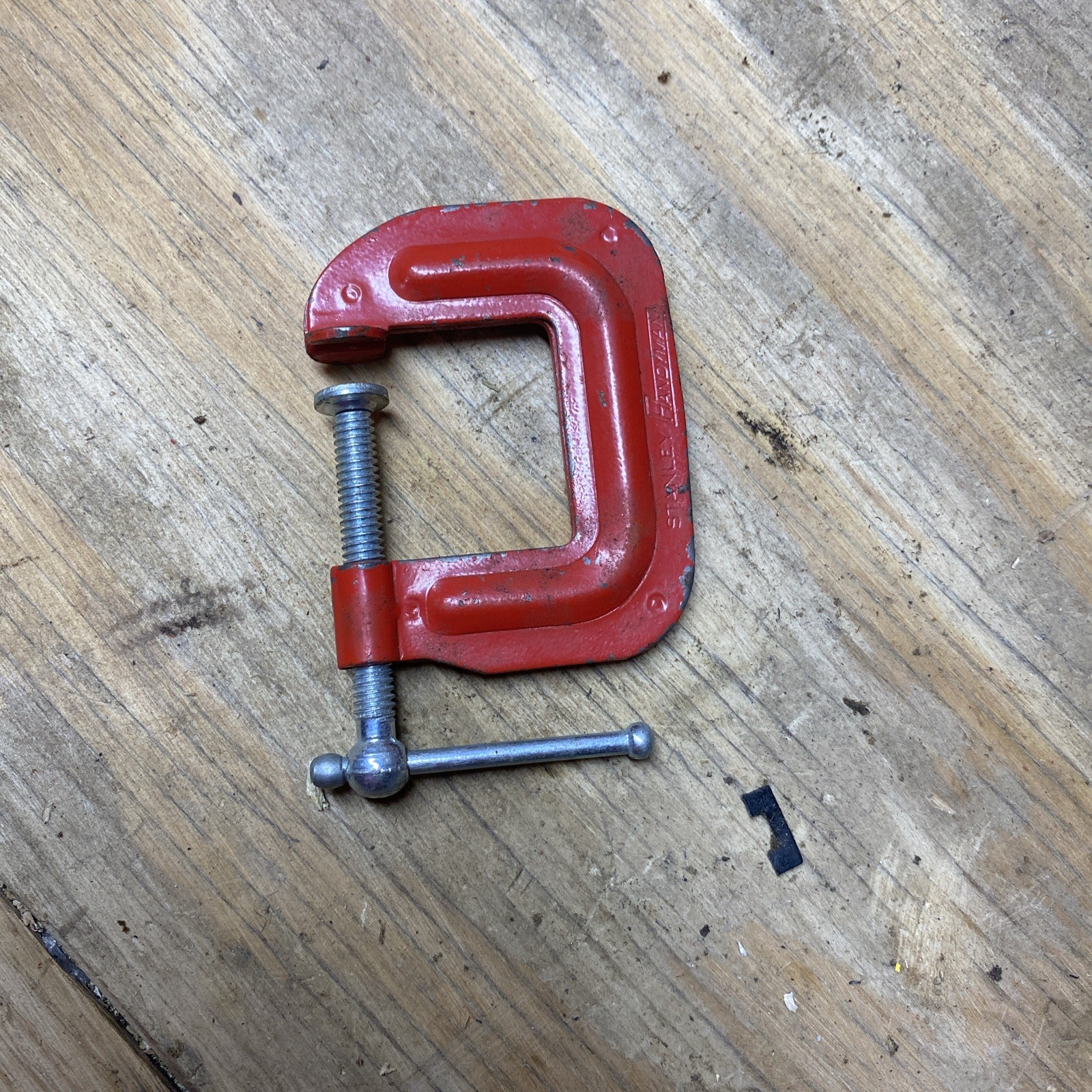 STANLEY Handyman No. H151 1″ C-Clamp Made in USA