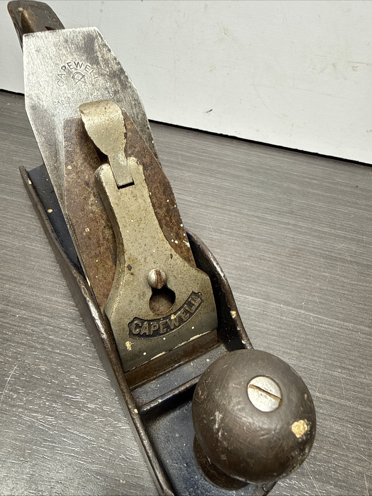 Vintage Capewell Hand plane USA Made 10” Long Broken Handle