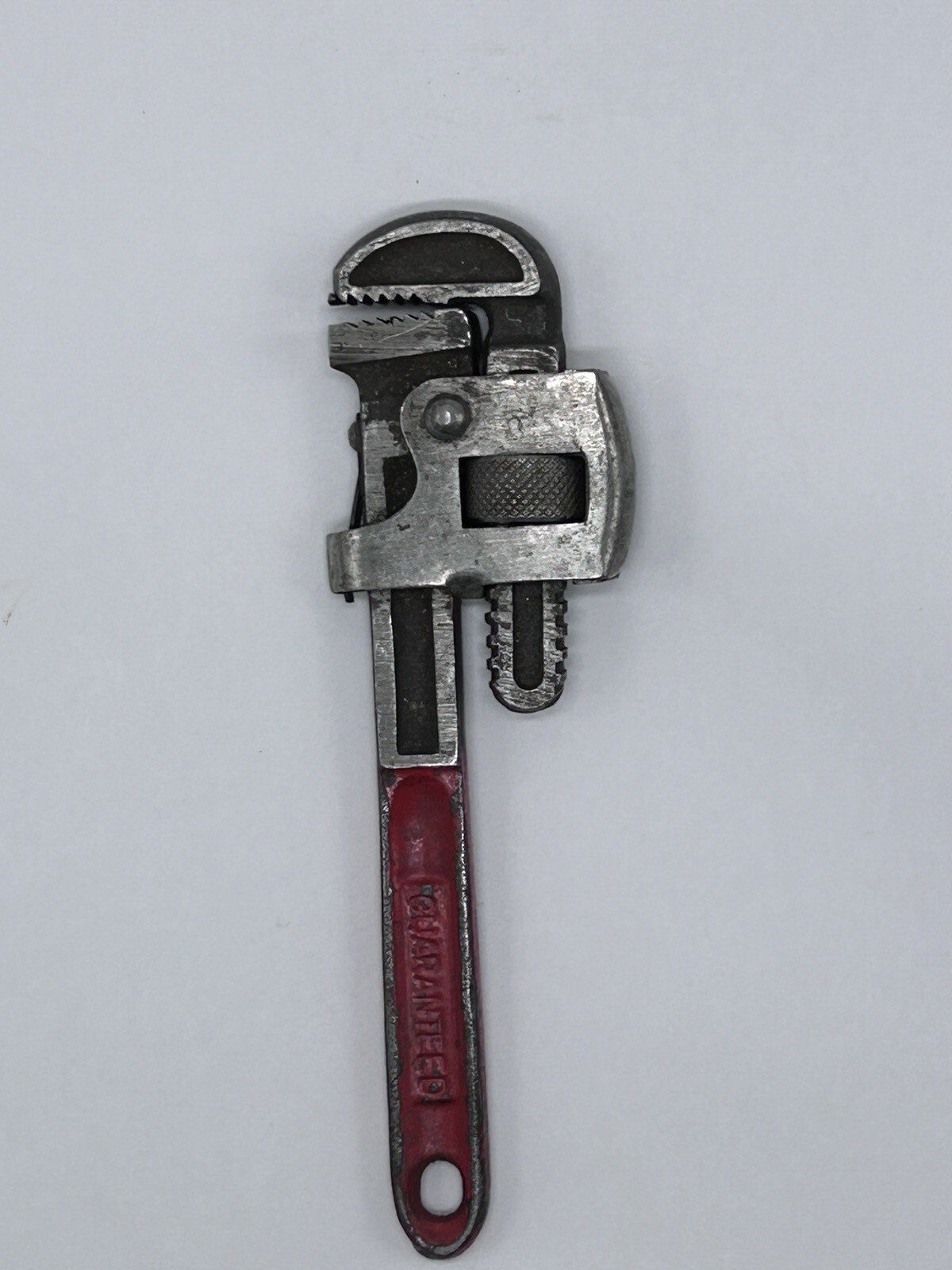 Vintage GUARANTEED West Germany Adjustable Pipe Monkey Wrench Red #8 RARE