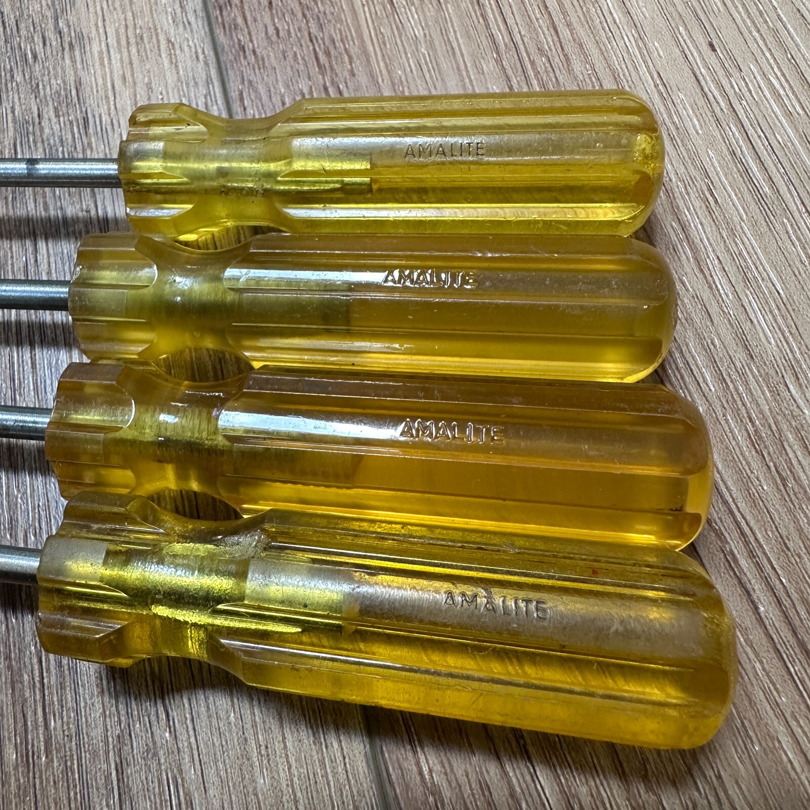 Vintage Amalite Phillips Screwdriver #1 – Set of 4