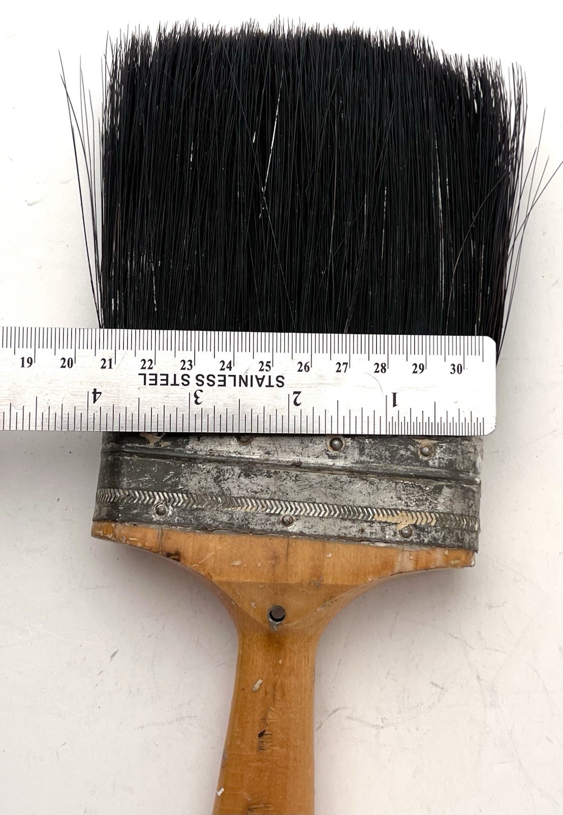 Vintage Paint Brush FOSS-SET Wooster Brush Co. 4″ wood handle 2-8 Decor