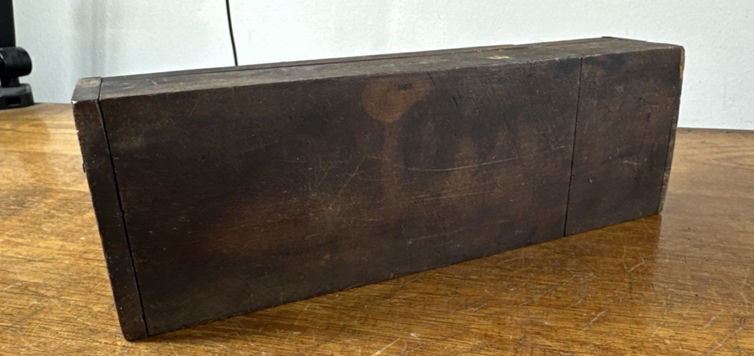 Vintage CE Jennings Wooden Borcase Boxcase Humphreysville Auger Bits Patent Date