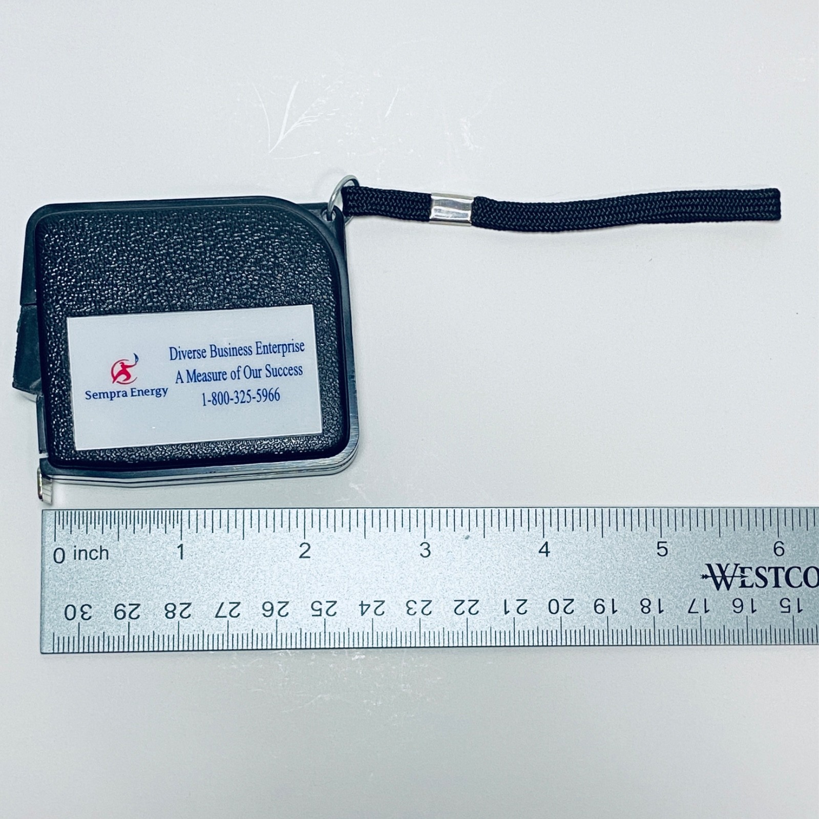 Tape Measure Pocket Size Promo Tool Sempra Energy Branded 6 ft. Carpenter Work r