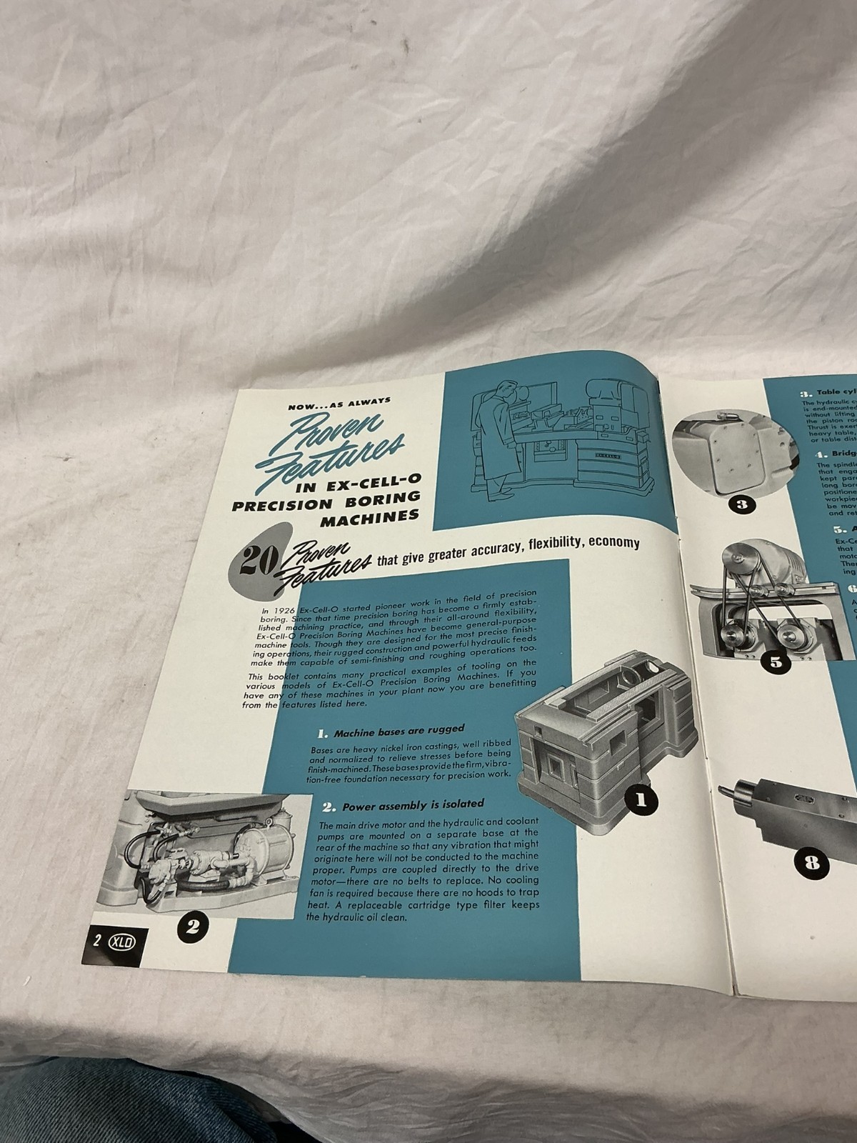 Vintage Ex-Cell-O XLO Precision Boring Machines Bulletin 31205