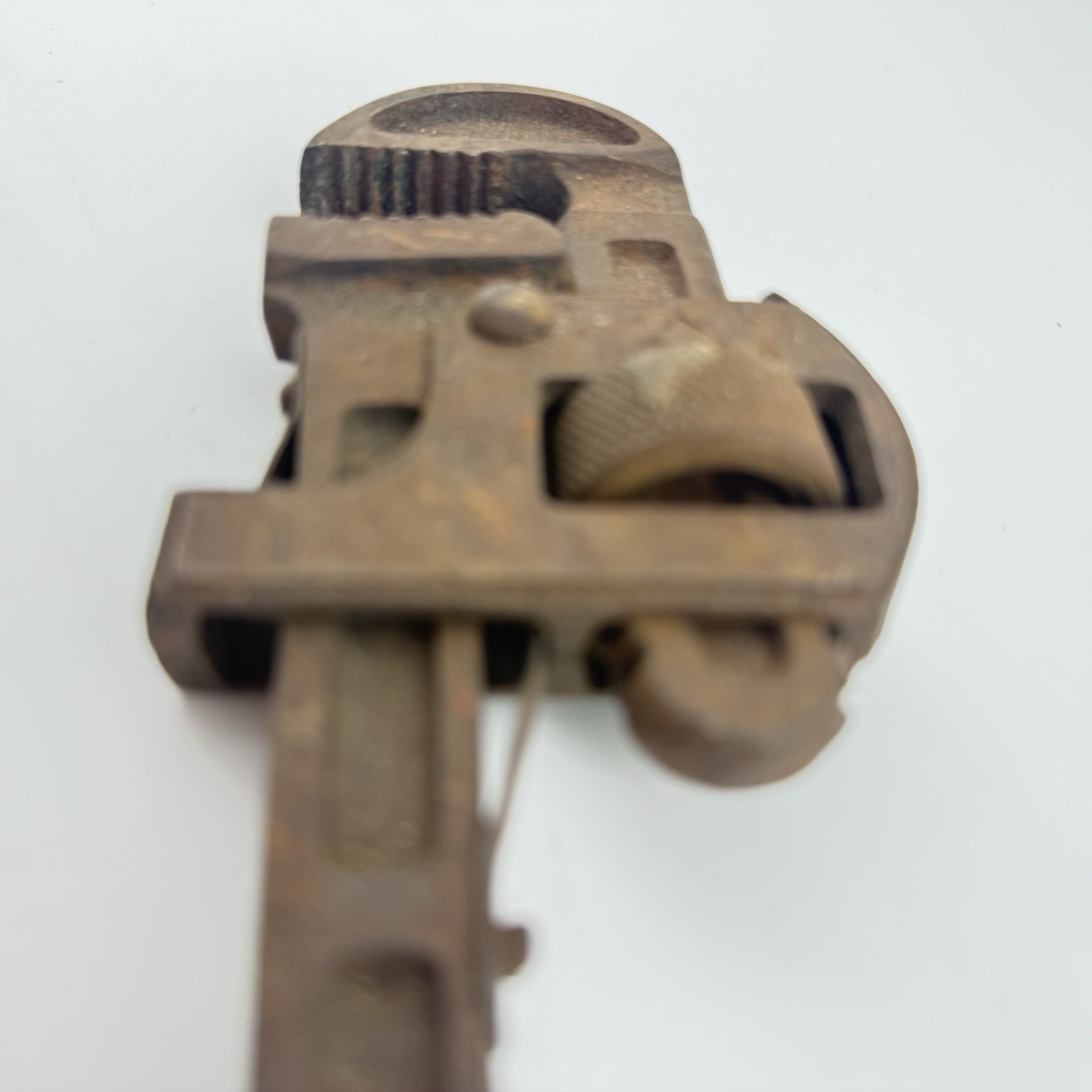 Vintage 10 in Spanish Pipe Wrench Drop Forged Made in Spain