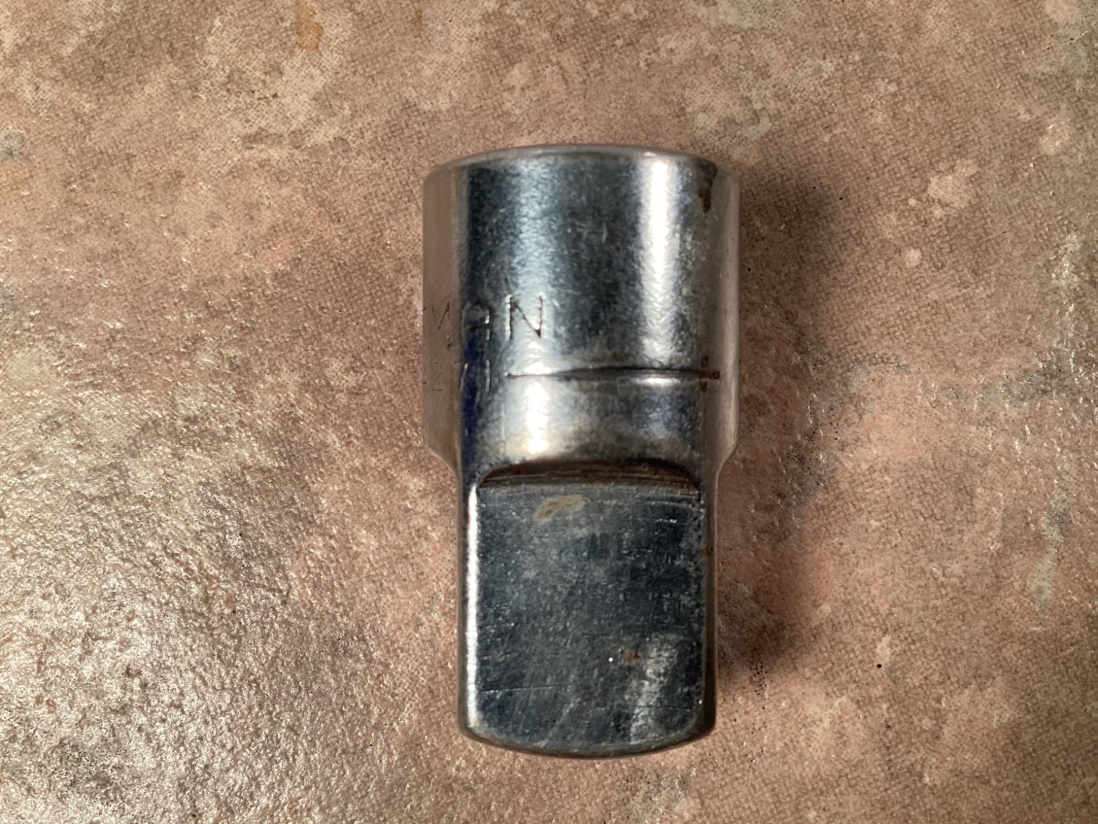 Vintage Craftsman Adapter #4271 SAE 1/2″ to 3/4″ 1-3/4″ Length Forged Chrome USA