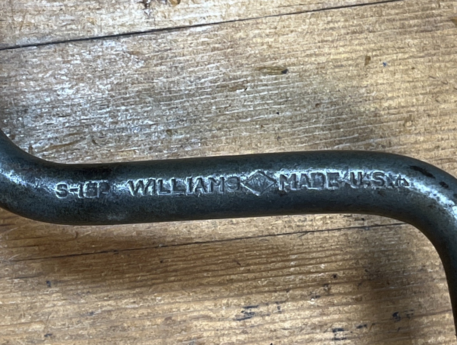 VINTAGE WILLIAMS S-15P 3/8″ DRIVE SPEED RACHET 17″ LONG – RED SPINNER KNOB