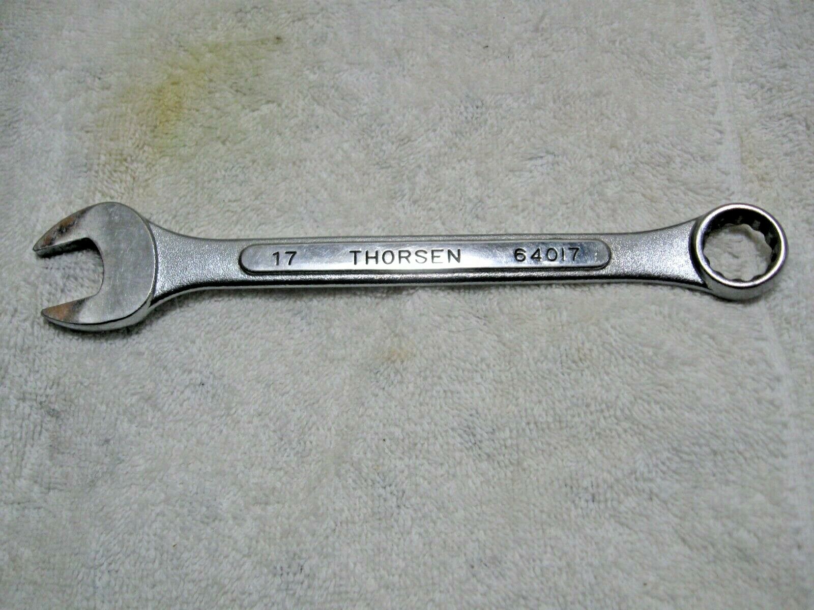 THORSEN #64017 17MM Combination Wrench-Forged Alloy Steel-BMW-VW-Audi-Subaru-RV!