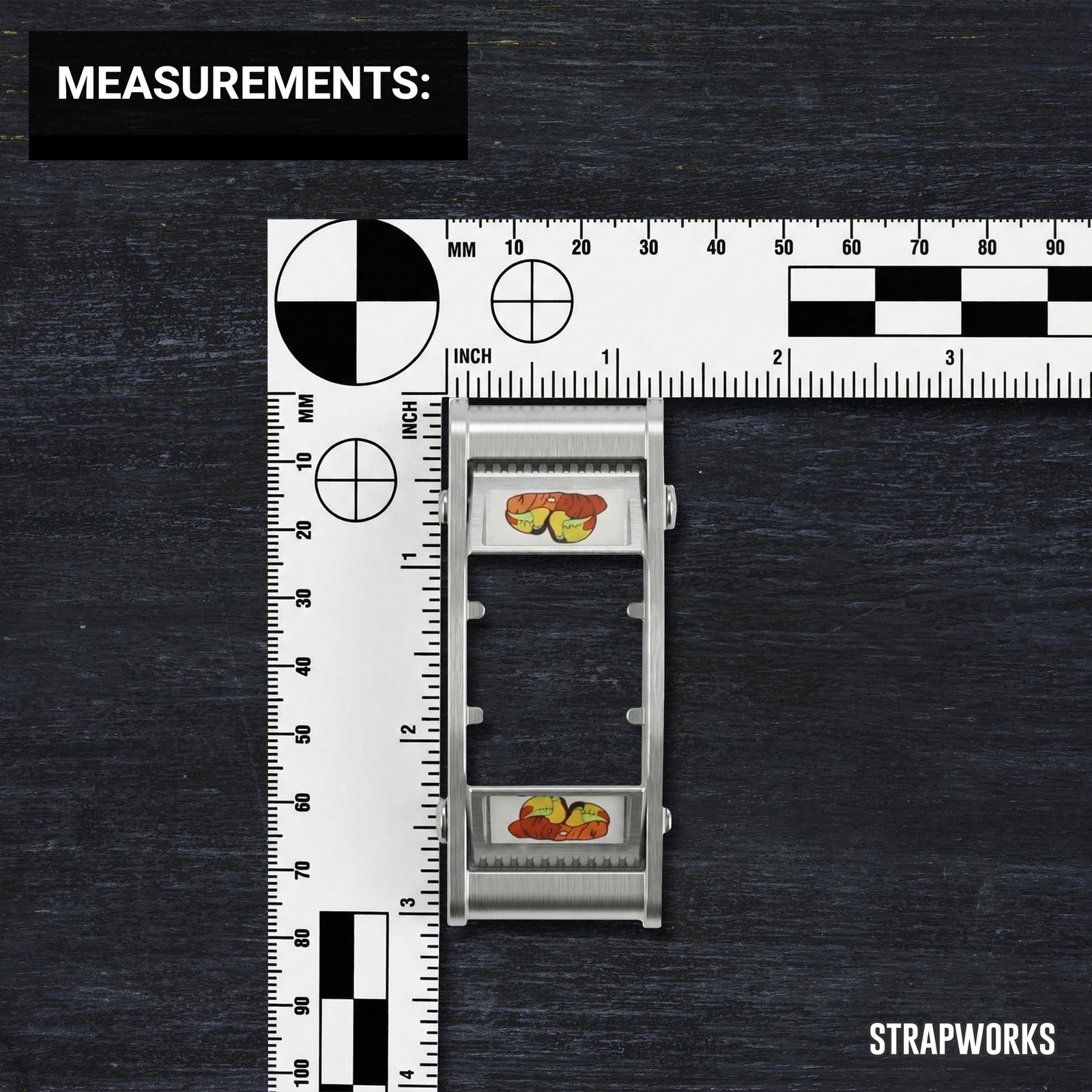 Strapworks Twocam Metal Cam Double-Sided No-Sew Webbing Buckle – 1 Inch &#