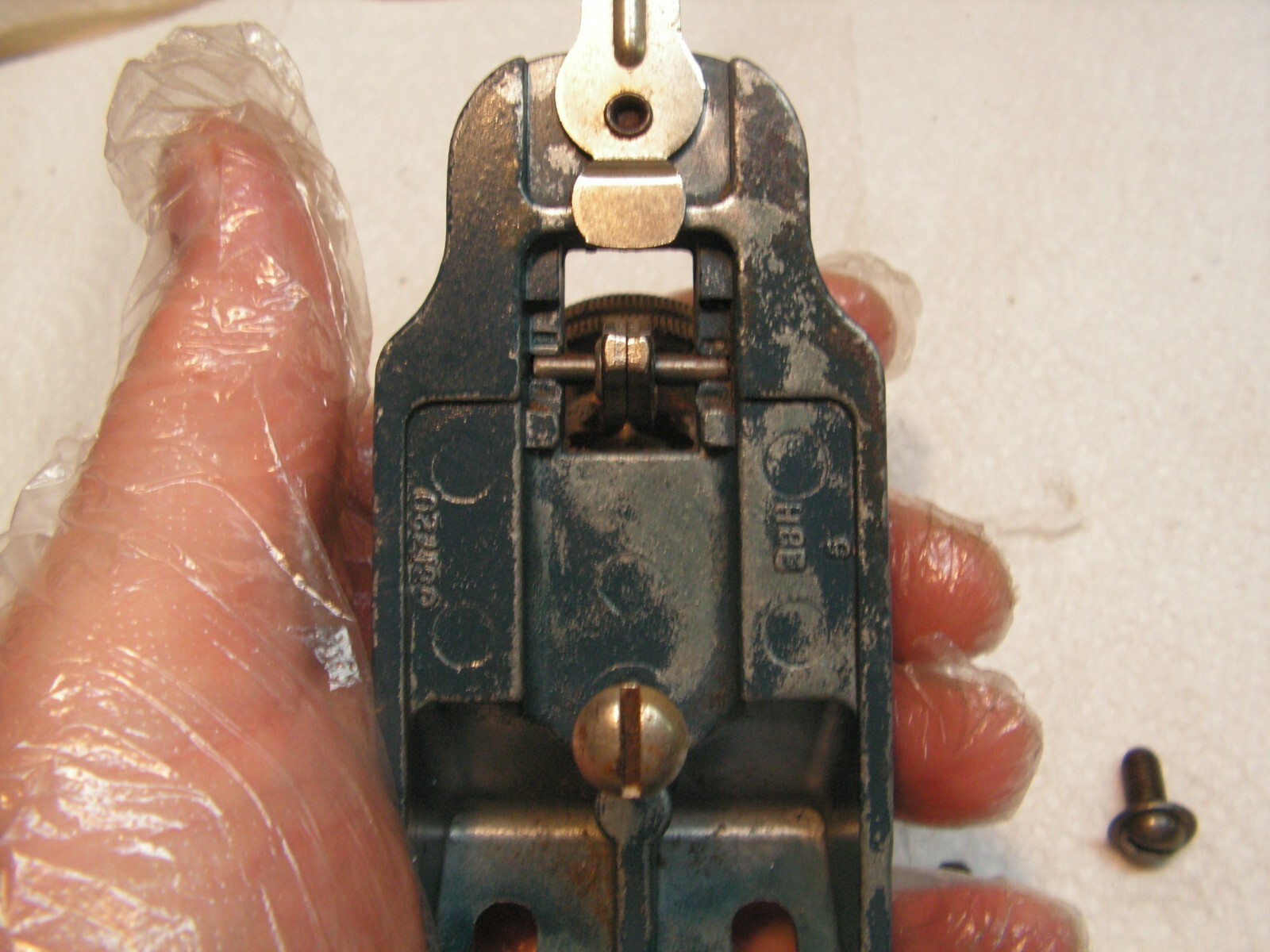 VINTAGE H1204 FROG WITH HARDWEAR WOOD PLANE PARTS