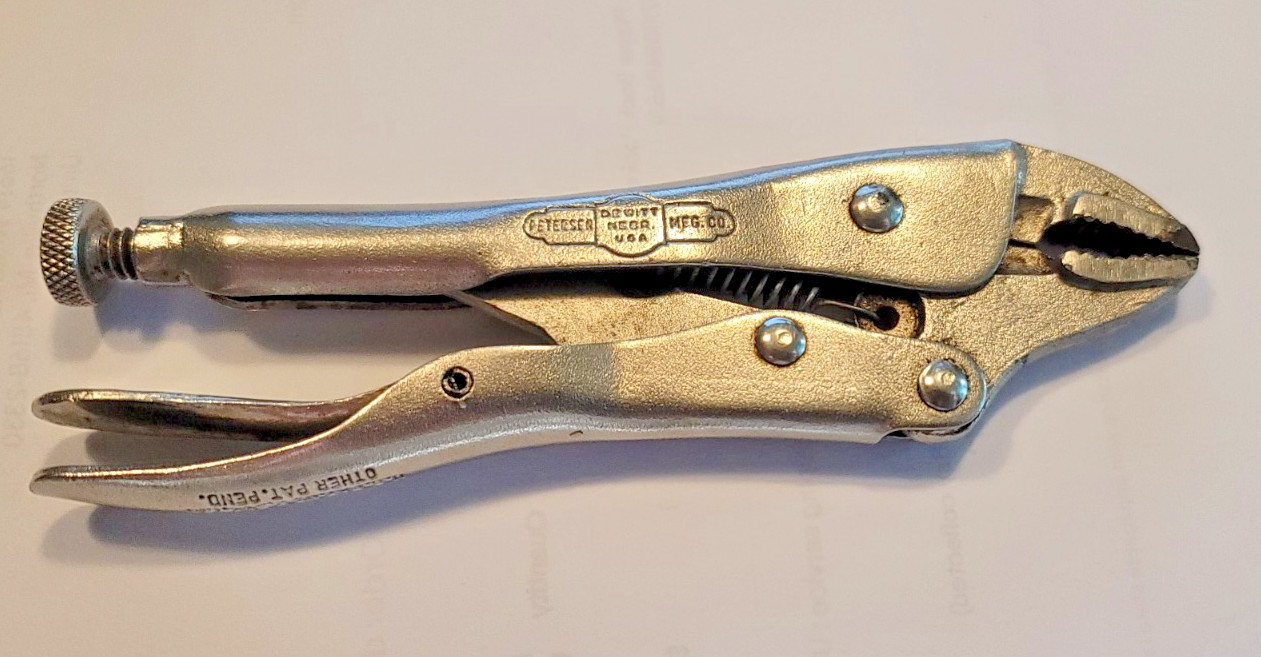 VISE-GRIP 5WR PETERSON VINTAGE USA ORIGINAL 🇺🇸
