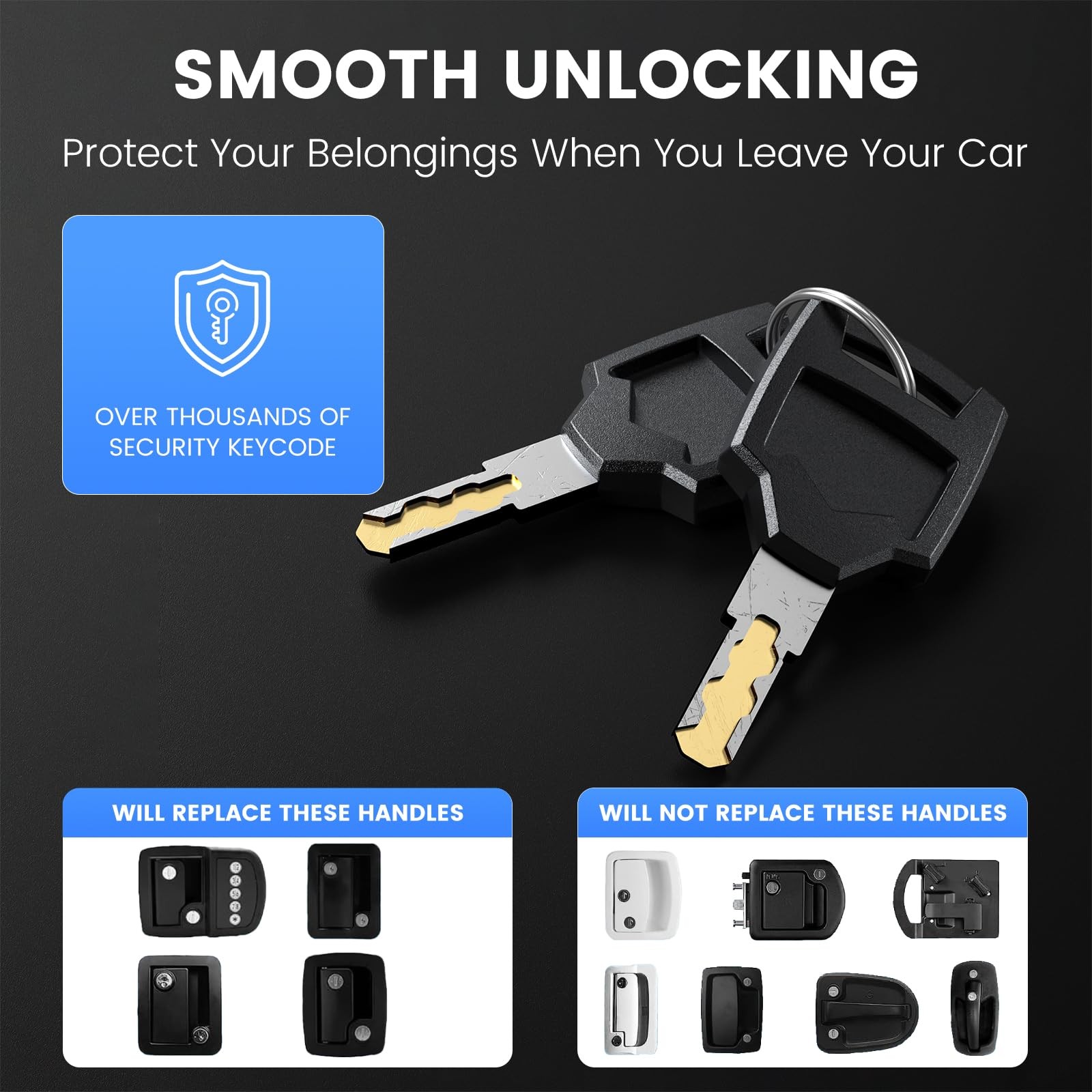 RV Door Lock for Travel Trailers with Paddle Deadbolt, Camper Entry Door Latc…