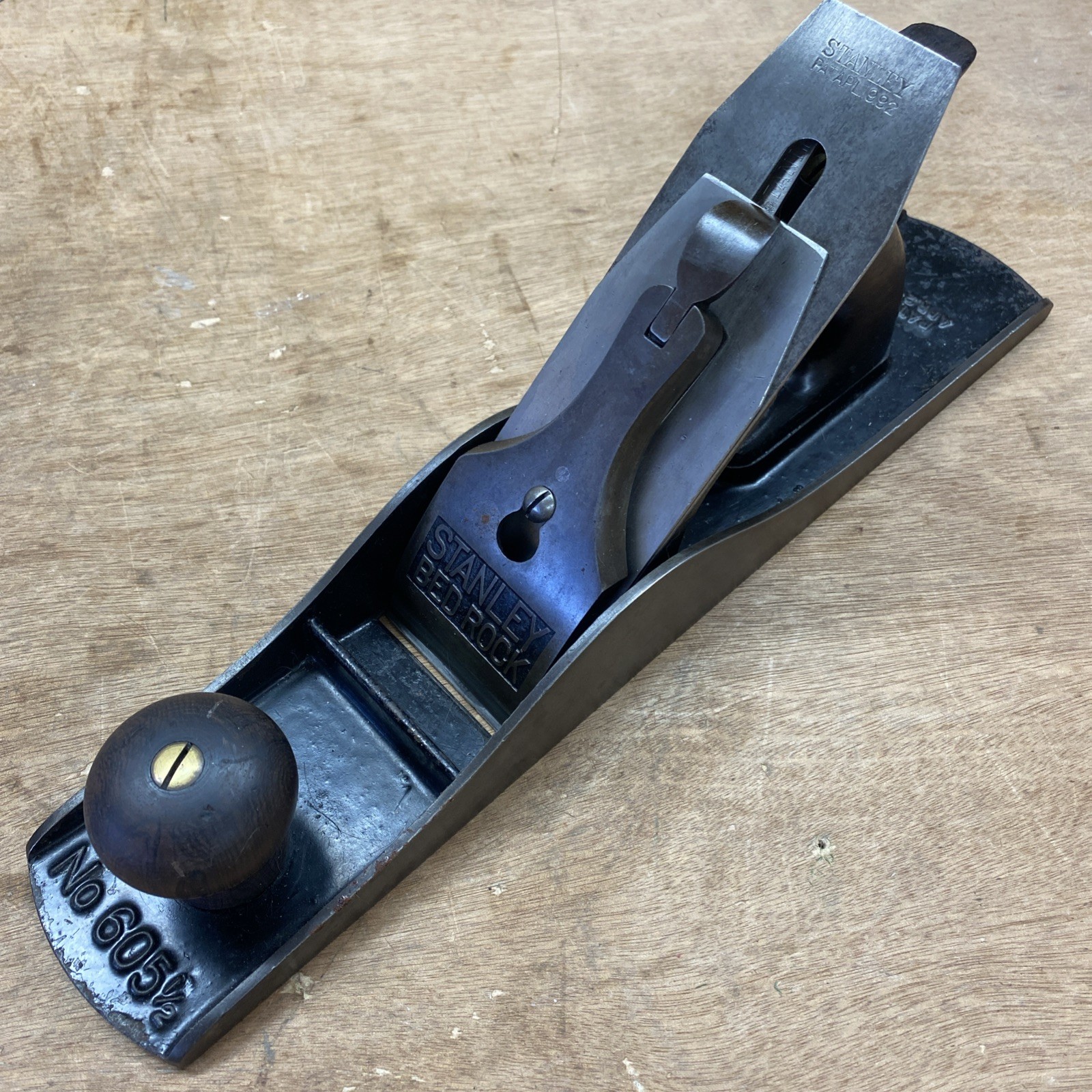 Stanley Bed Rock No. 605½ Bench Plane – Original Rosewood – Excellent Condition