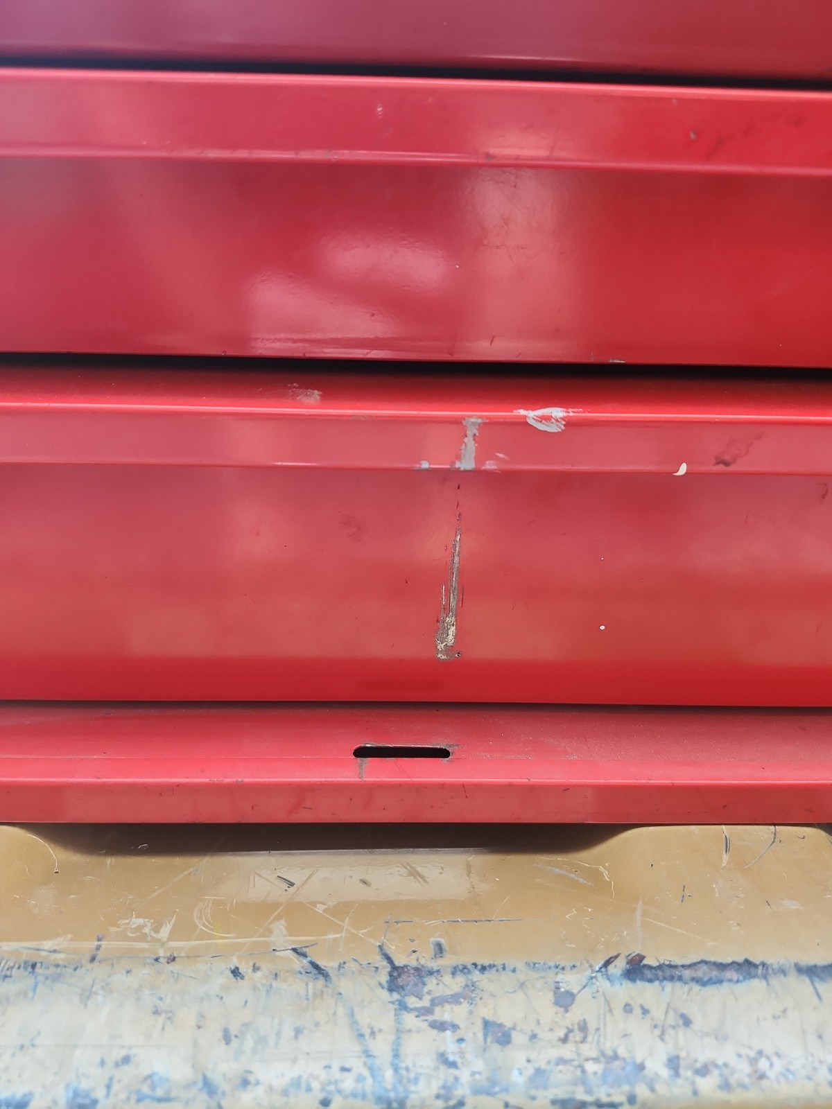 Vintage Snap-On Tool Box 3 Drawer Top Chest Top KRA-53C Mechanics W/Key 1983