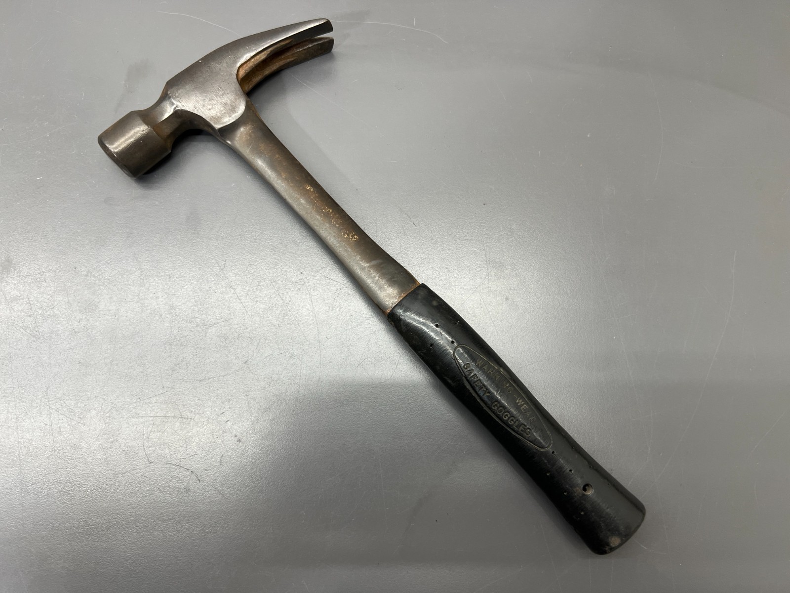 (H1) VINTAGE CRAFTSMAN STRAIGHT RIP FRAMING HAMMER ALL METAL VGC – USA