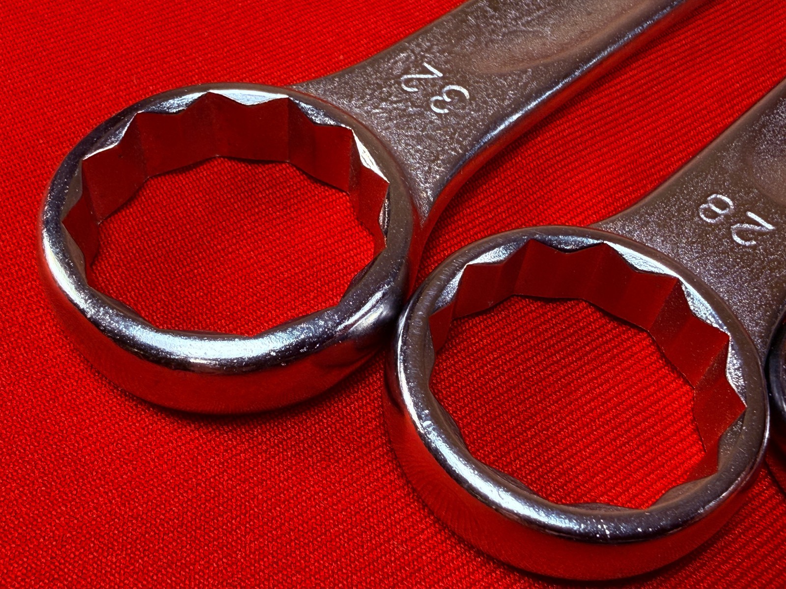 RARE No or Zero Offset NOS 8 pc Stahlwille Box End Wrench Set Metric 10-32mm
