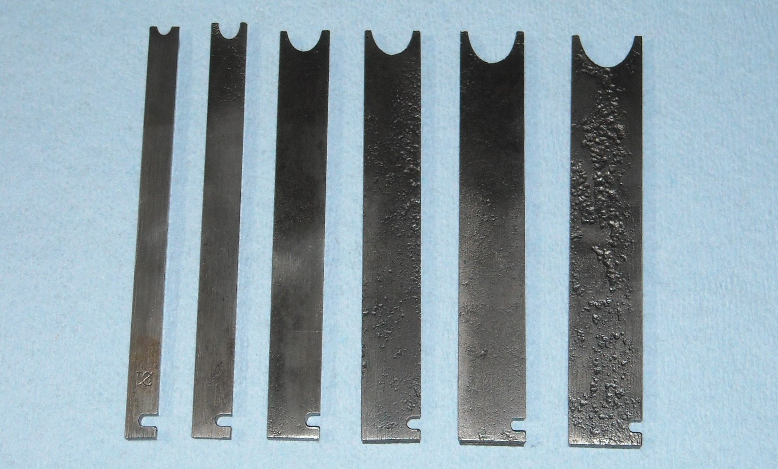 6 Stanley No. 45/55 Comb. Plane Beading Cutters 1/4, 5/16, 7/16, 1/2, 9/16, 5/8