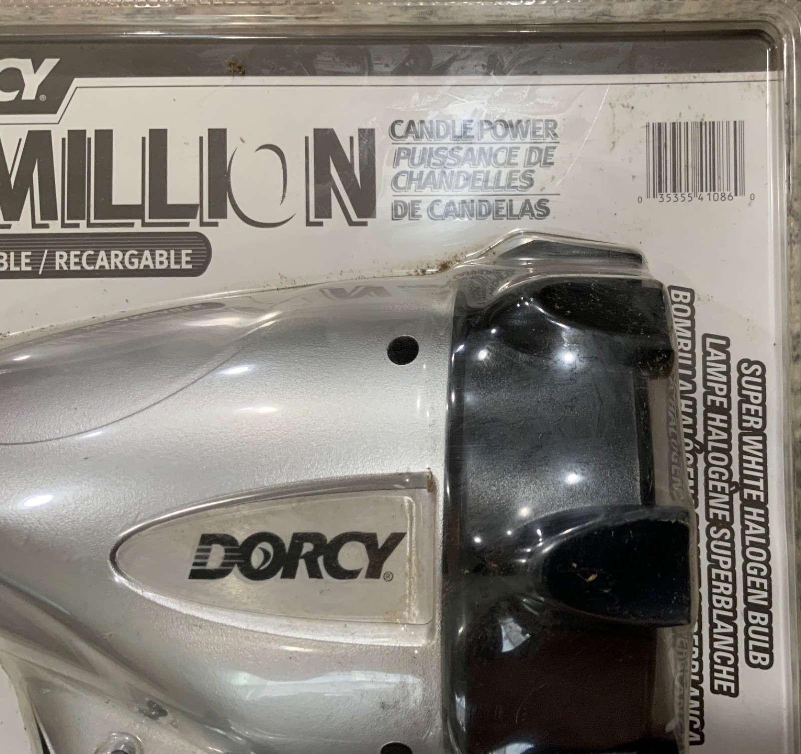 Dorcy Rechargeable Spotlight w/2 Million Candle Power Model: 41-1086 Brand New