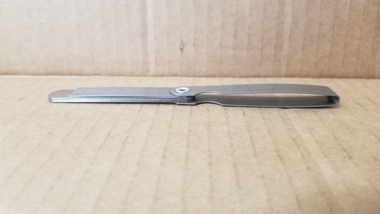 Vintage Kastar Thickness Feeler Gauge with 2″ Rule Made in USA VGC
