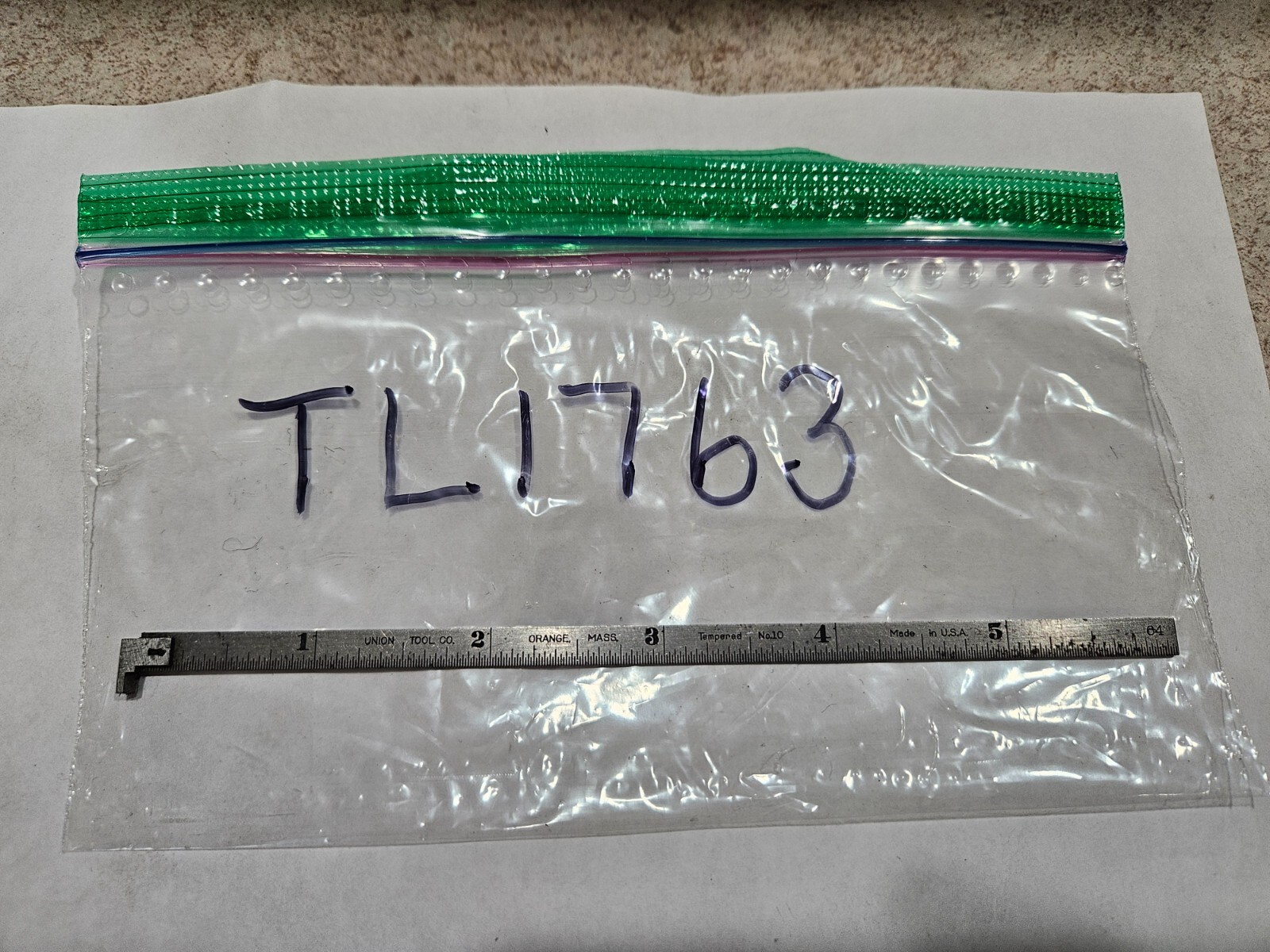 VTG UNION TOOL CO. #10 HOOK RULE 6″ MACHINIST TOOL RULER (TL1763)