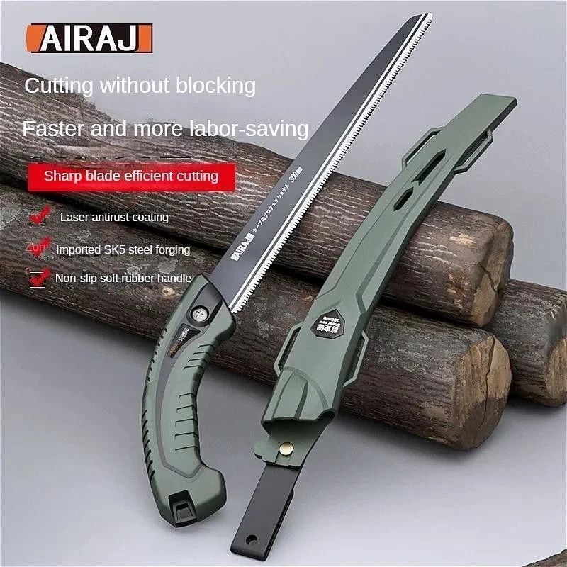 Japanese Style Hand Saw Sharp Blade Woodworking Tree Pruning Garden Tool