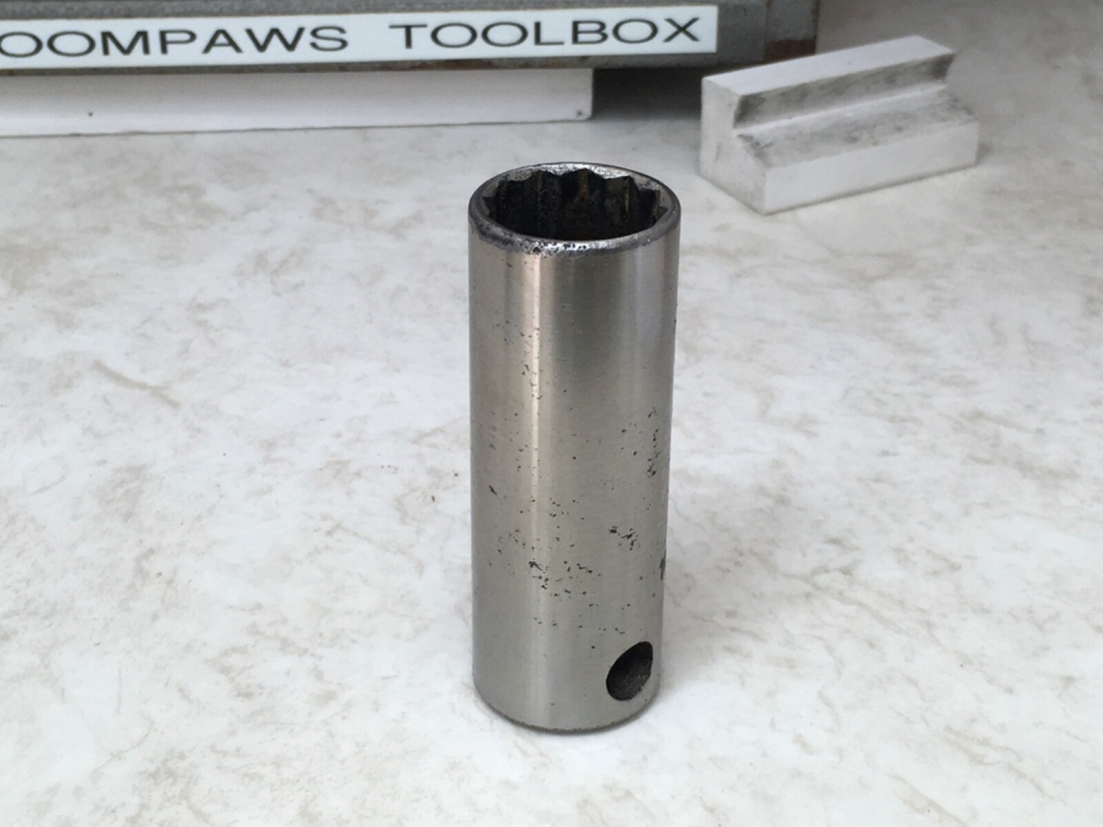 Penens Corp. 1/2″ Drive Deep 12pt Socket, size 7/8”, model 1728, USA 🇺🇸