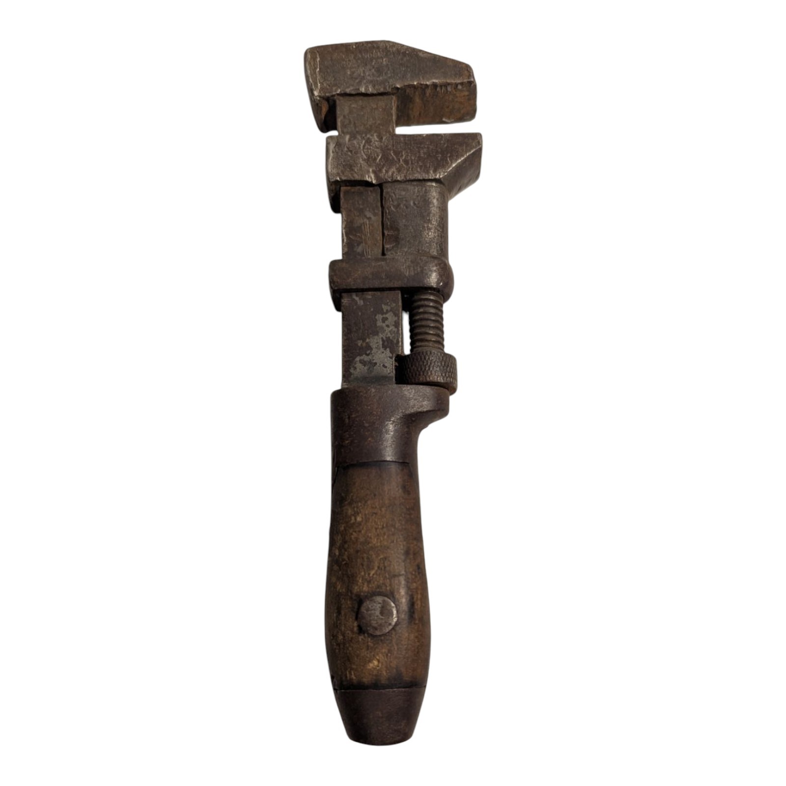 Antique Coes All Metal Adjustable 8” Monkey Wrench L. Coes #312 V