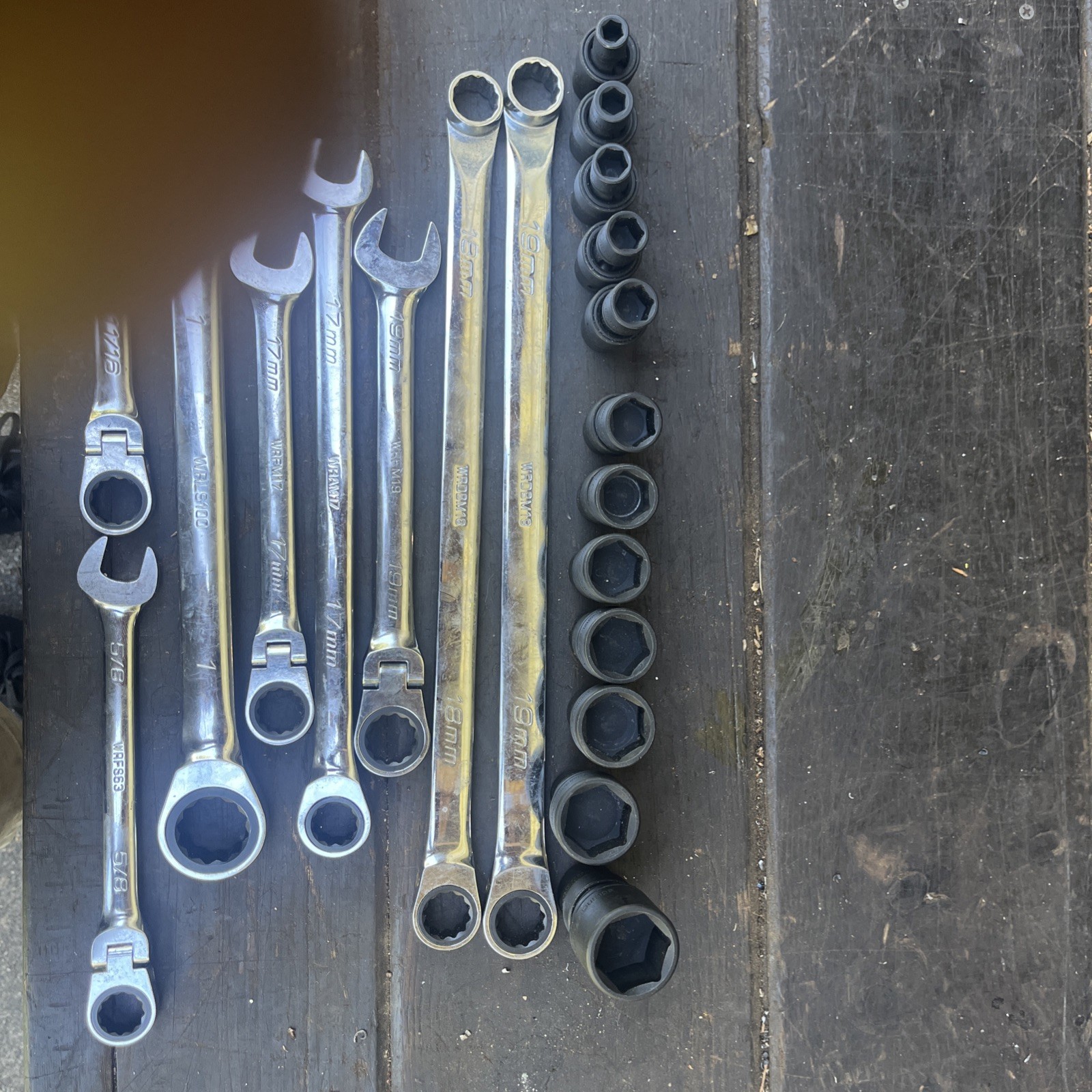 Group Of Icon Impact Sockets And Ratchet Wrenches