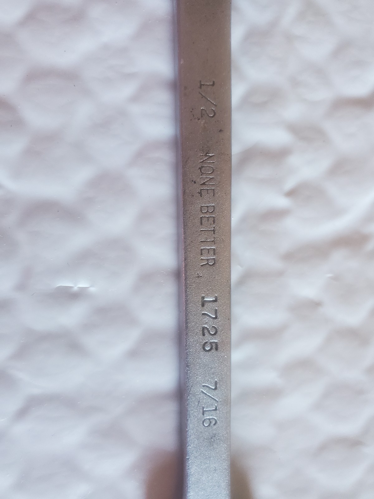 Vintage None Better 1725 Open End Wrench 1/2″ & 7/16″ Made In USA