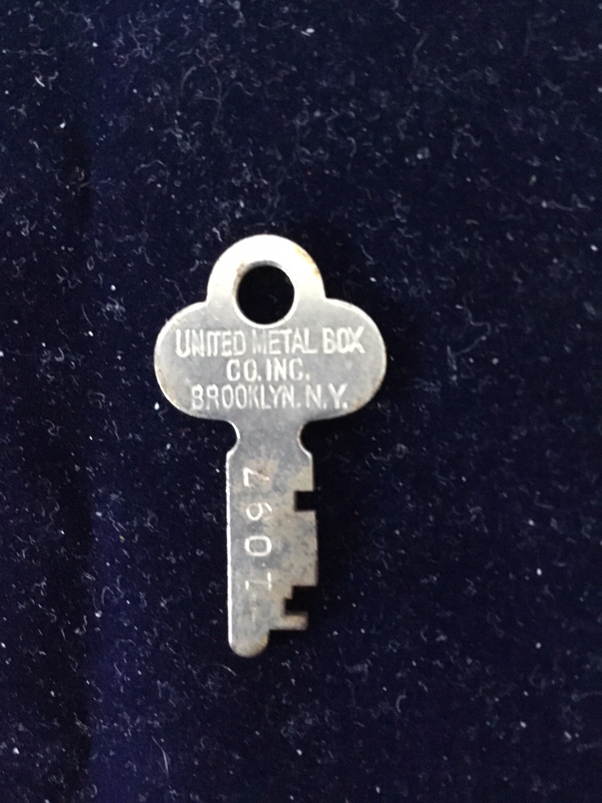 Vintage United Metal Box Co Brooklyn NY Mailbox KEY – FREE SHIPPING