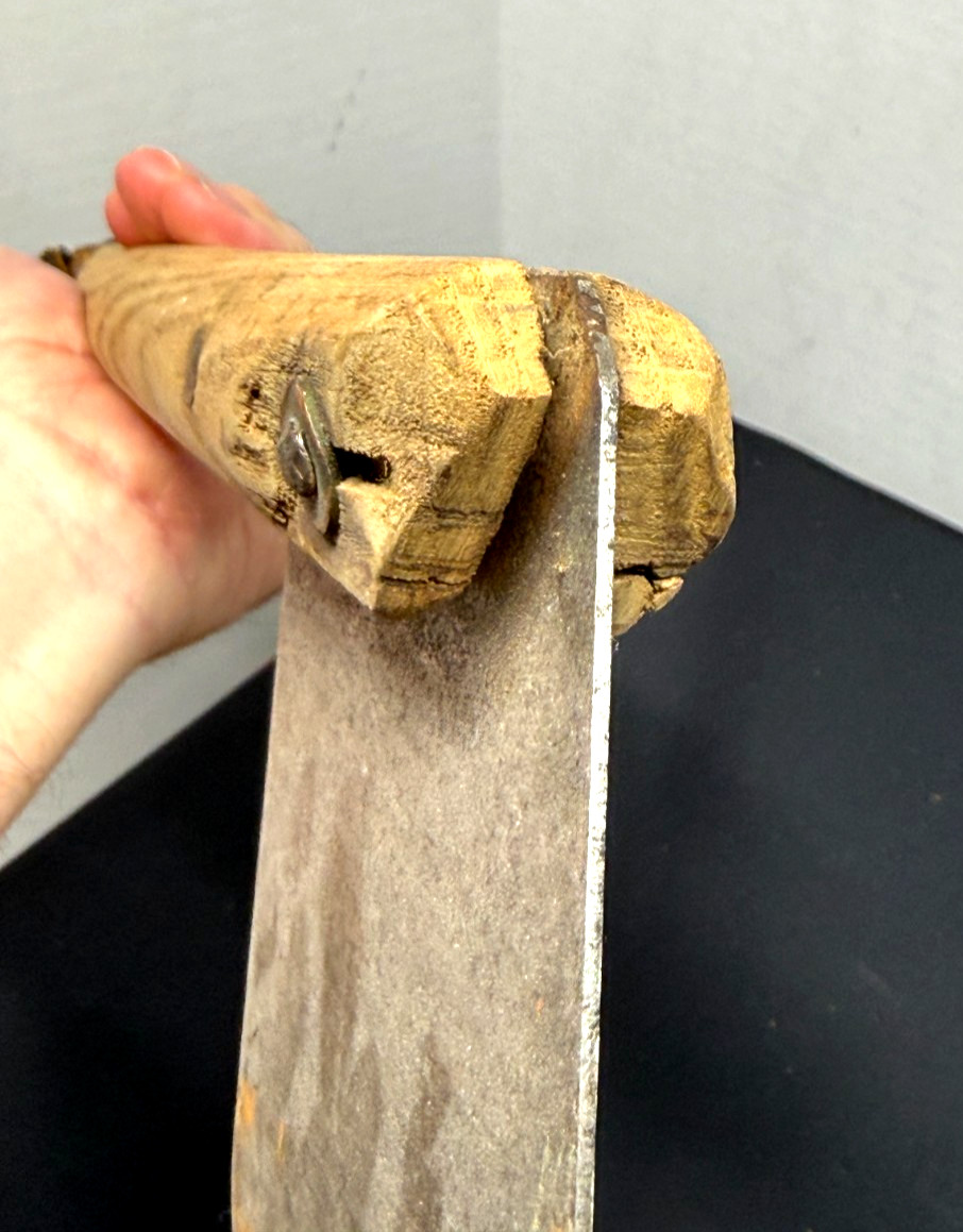 Primitive Hand Made 17″ Hatchet Chopper Tool Axe Angled Blade