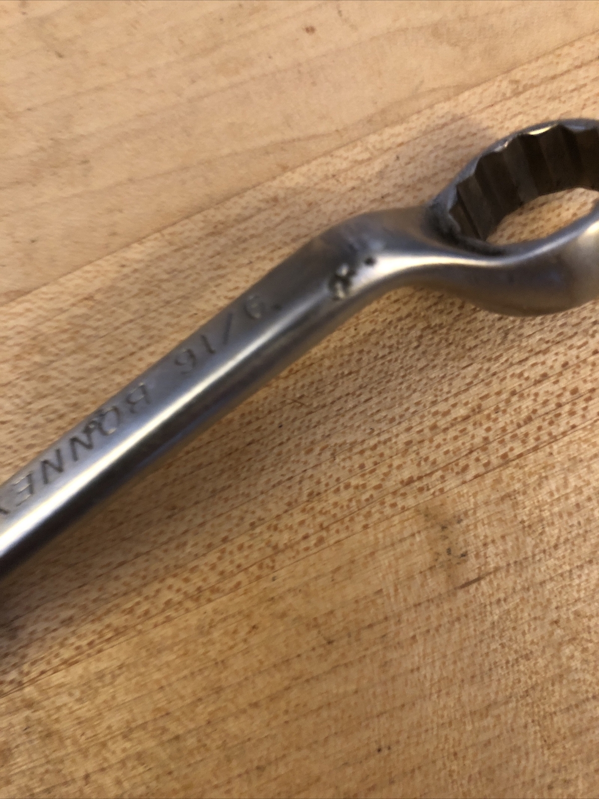 Vintage Bonney Double Box Wrench 9/16” x 5/8” 2806 USA 🇺🇸
