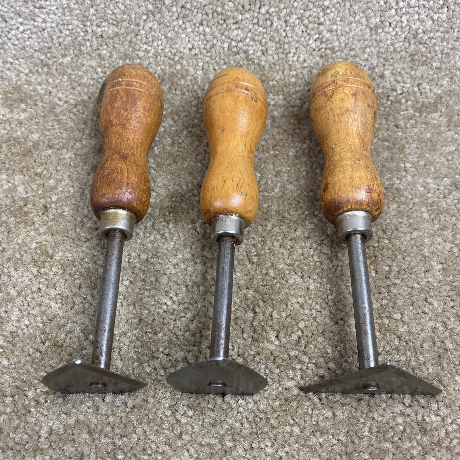 Vintage Brookstone Cabinet Scraping Tool 3 Pc.Set