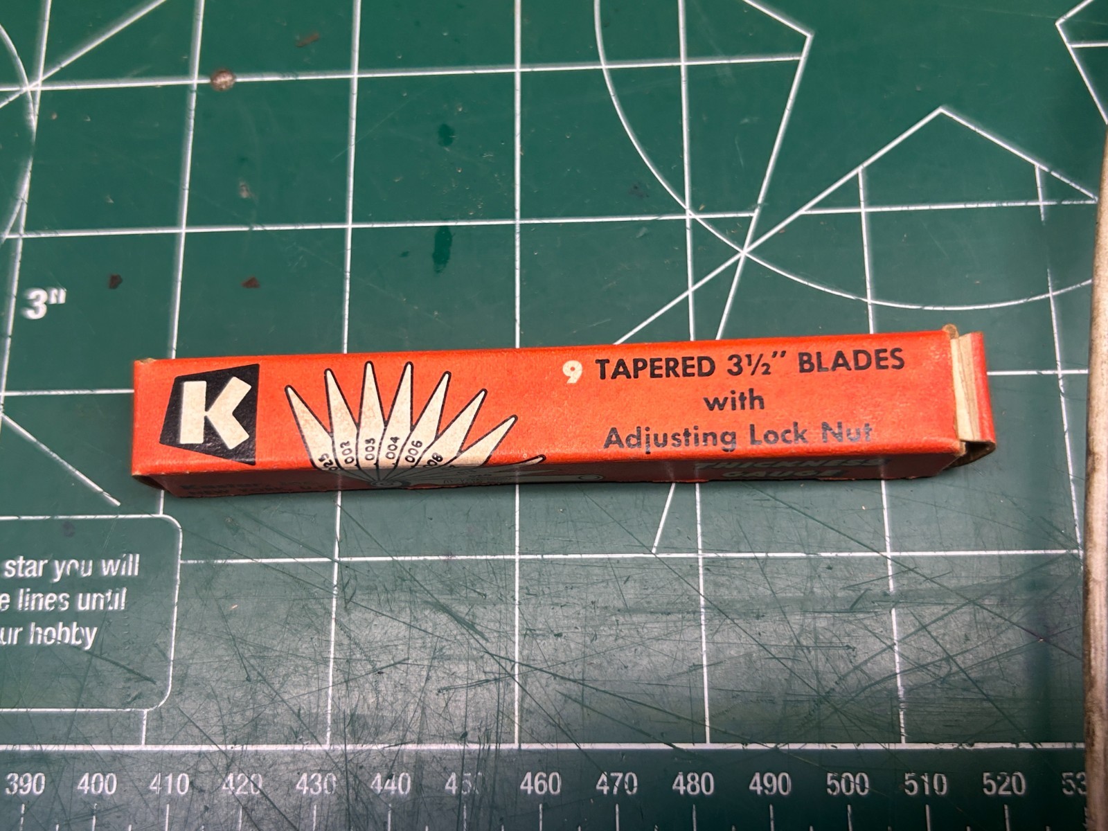 MACHINIST Hm Unused Kastar Precision Thickness Gage 9 Tapered Blades # 601B