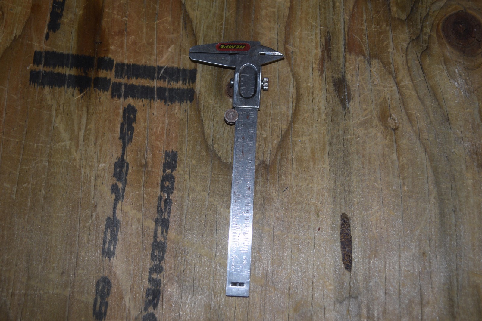 HEMPE Stainless Steel Vernier Caliper Vintage Precision Measuring Tool Manual