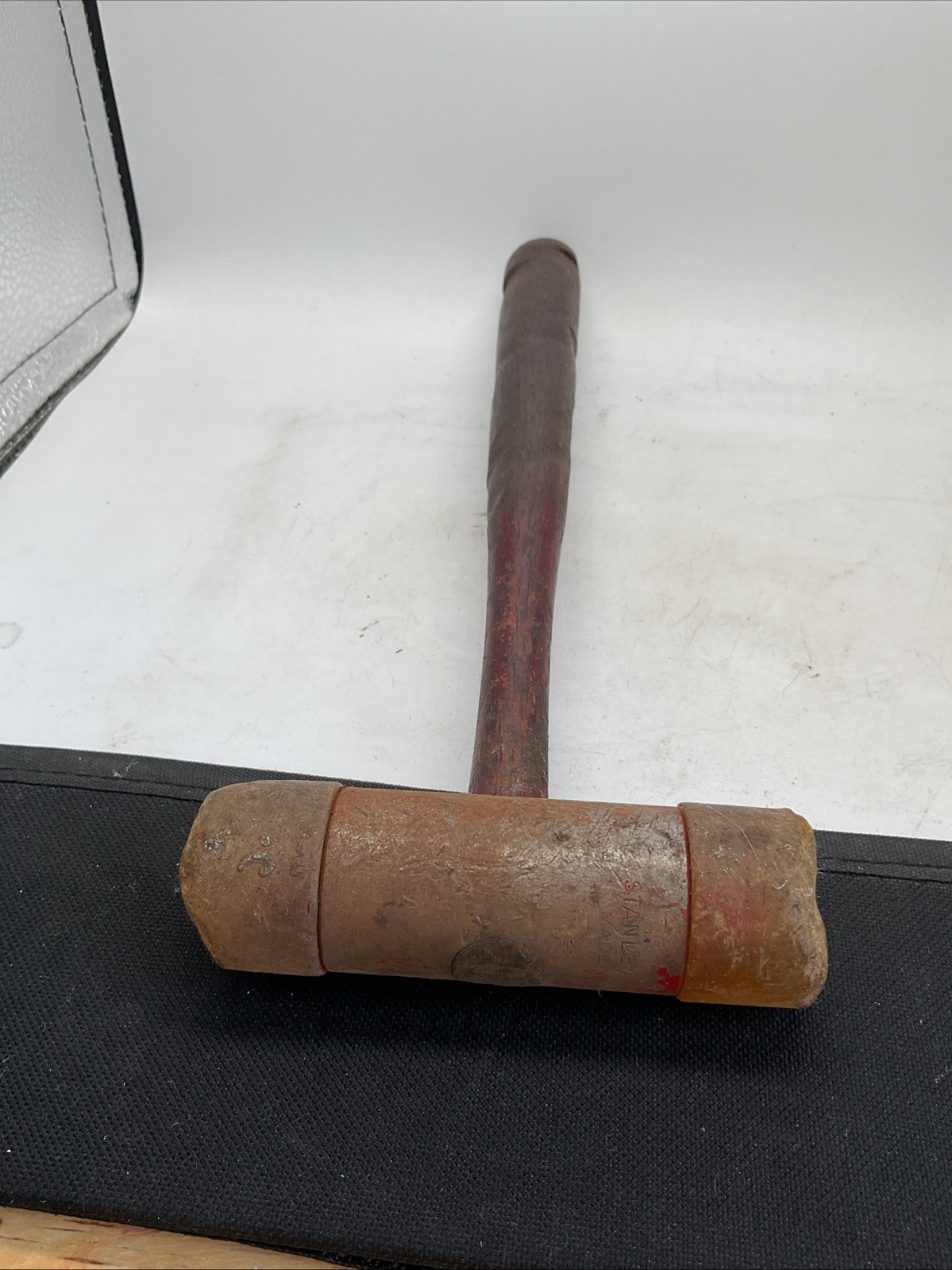 Hammer Mallet – Vintage Wooden Ends And Handle With Metal Frame