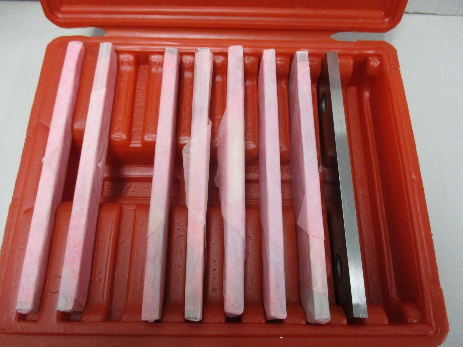 (9) 1/8″ Matched Pairs Precision Parallel Sets 1/2″ – 1-5/8″ Missing 3/4″ Set