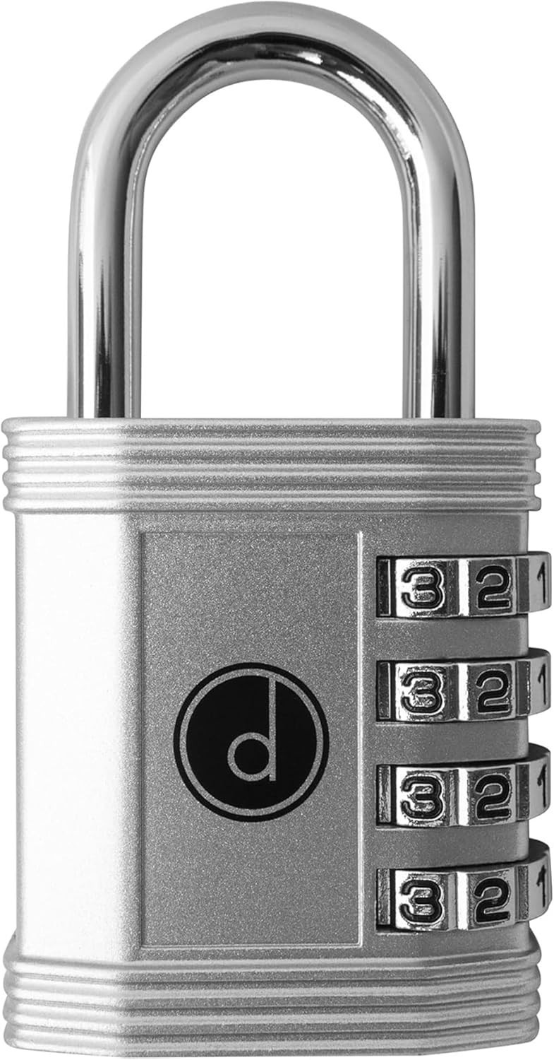 Versatile 4 Digit Combination Lock – Weather-Resistant for Gym Lockers & Gates
